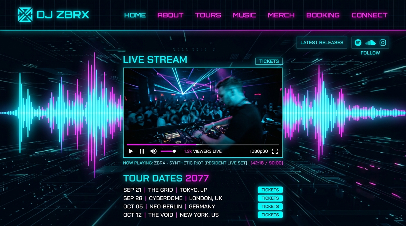 DJ ZBRX Official Website